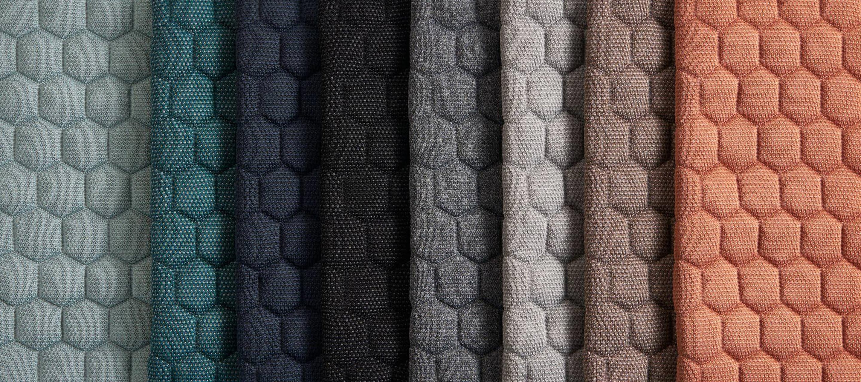 Knitted fabrics closeup